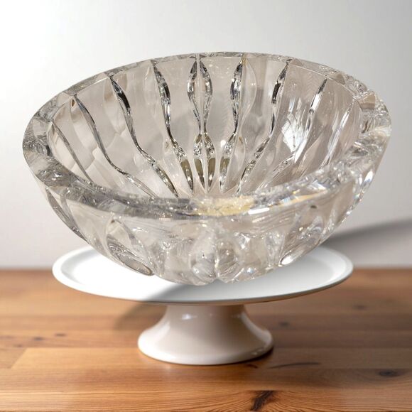 Miller Rogaska Heavy Crystal Bowl 10" dia 5" deep  1/2" thick Rim  Centerpiece - Picture 6 of 16